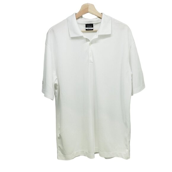 Nike‎ Golf Polo Short Sleeve Shirt with SLS Logo Men's Size Large White - Picture 1 of 8